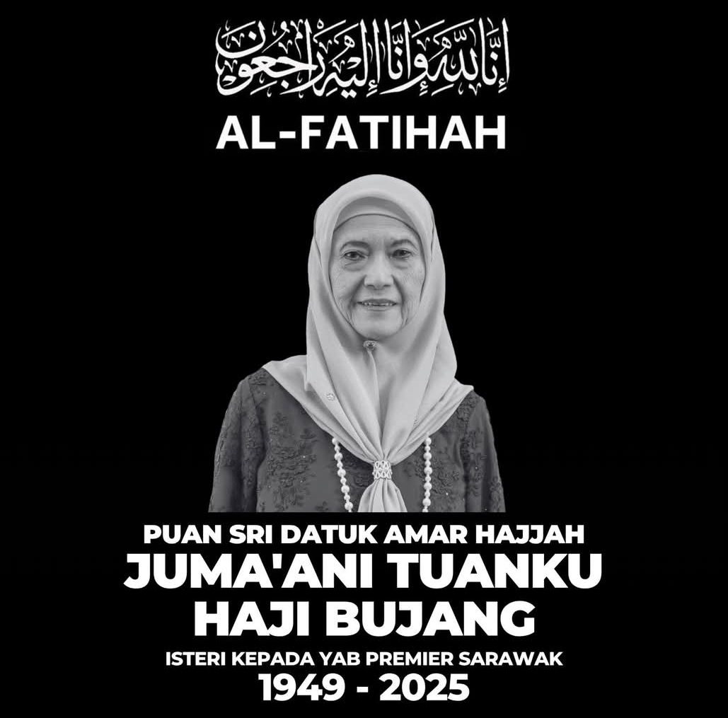 Isteri Premier Sarawak meninggal dunia